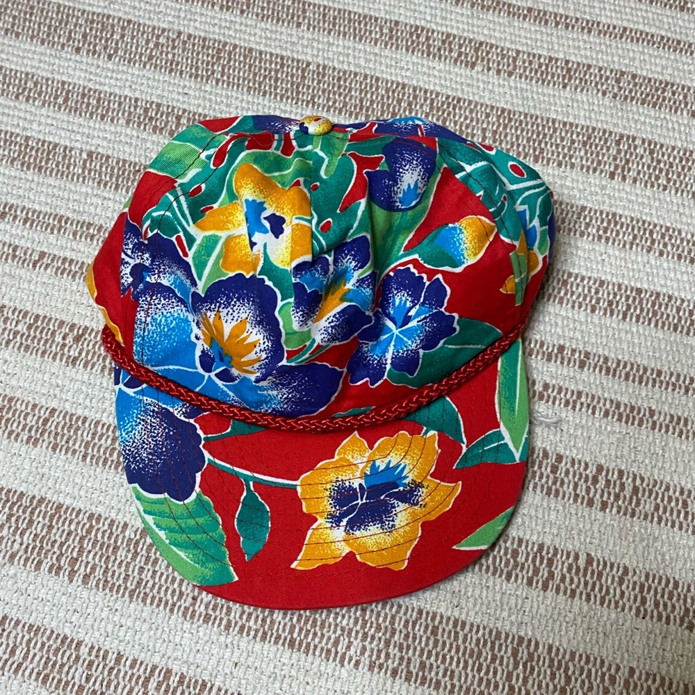 VTG Floral hat